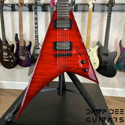 Jackson USA Custom Shop Special Edition Randy Rhoads Electric Guitar w/ Case-Trans Red Burst image 1