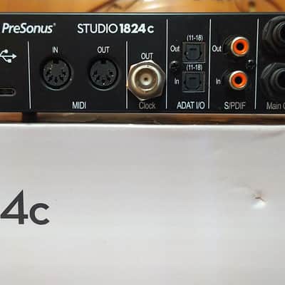 PreSonus Studio 1824C 18x18 USB-C Audio / MIDI Interface 2019 - Present - Black image 3