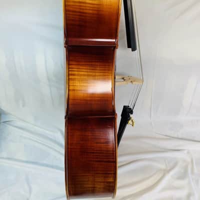 Rare Professional song maestro European tone 5 Strings Cello 4/4, Stradivarius Model image 5