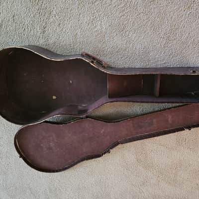 Vintage 1960's Gibson Soft Shell Guitar Case Alligator Print image 2