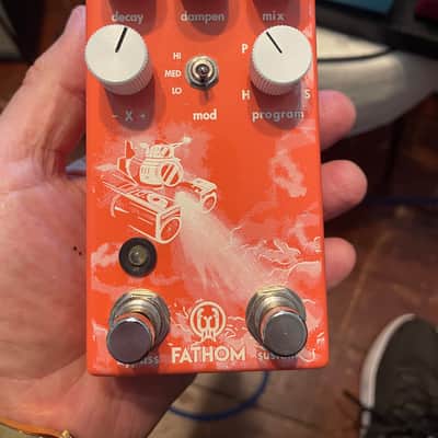 Walrus Audio Fathom Multi-Function Reverb Limited Edition - Coral Series 2022 - Coral image 1