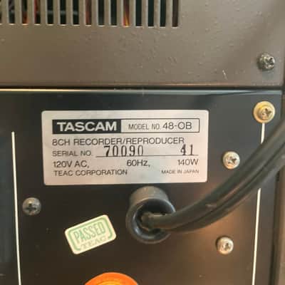 Tascam 48-OB 8 Track 1/2” Tape Machine image 9