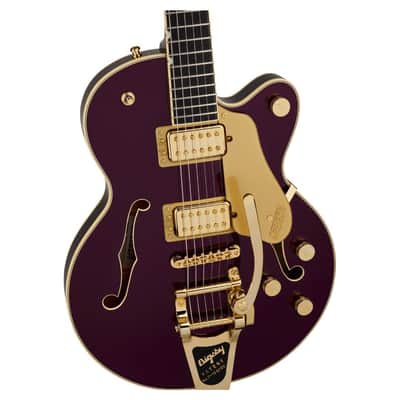 Gretsch Broadkaster Jr. LX Center Block 6-String Right-Handed Electric Guitar with Laminated Maple Body, Maple Neck, and Ebony Fingerboard (Blackberry) image 3