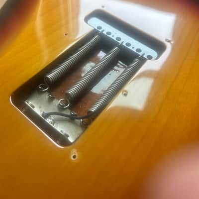 2006 Fender Stevie Ray Vaughan Stratocaster SRV Pau Ferro Fretboard Three-Color Sunburst image 13