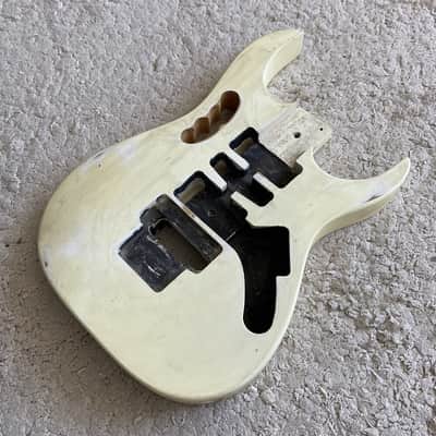 White HSH DIY Project Guitar Body image 1