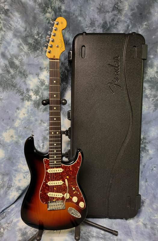 Video Demo 2022 Fender American Professional II Sunburst COA New Fender Locking Tuners Tex Mex Pickups New Strings Case Candy Fender Deluxe Hard Shell Case image 1