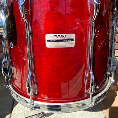 Holy Grail Drum Set! Yamaha Recording Custom 1970s - 1980s - World’s Most Recorded Drums ! Natural Wood Cherry Wood Walnut image 13