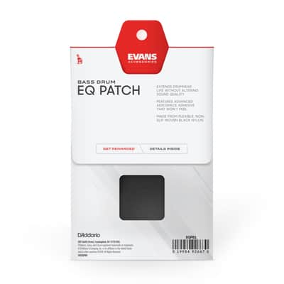 Evans EQ Patch EQPB1 BassDrum Patch, for Single Pedal - Accessory for Drumhead image 3