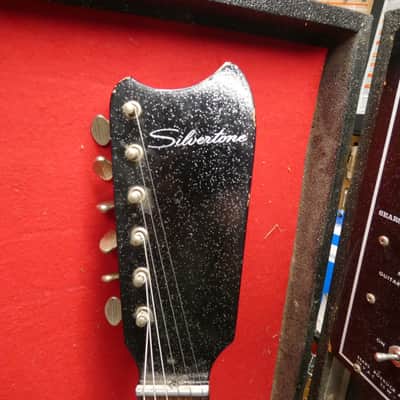 Silvertone Sears 1448 Amp in case / Guitar Combo 1965 Circa - Black Sparkle image 3