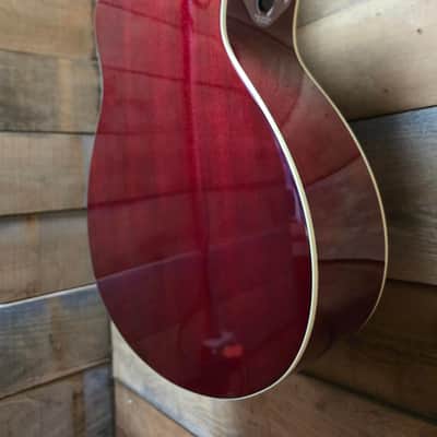 Yamaha FSC-TA TransAcoustic Concert Cutaway Acoustic - Ruby Red image 16