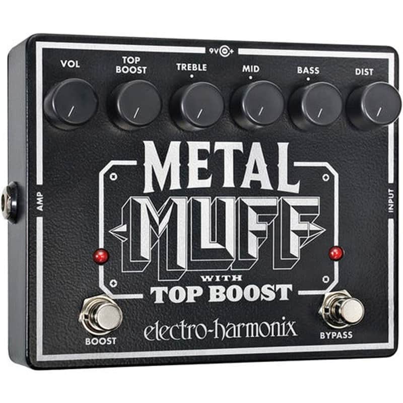 Electro-Harmonix Metal Muff with Top Boost Distortion Pedal - (B-Stock) image 1