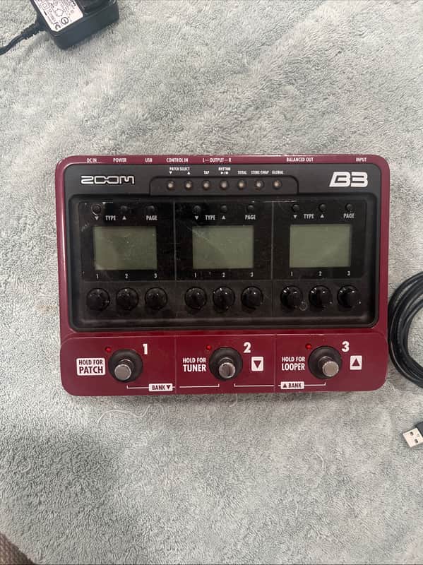Zoom B3 | Reverb