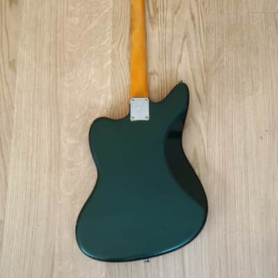 1966 Fender Jaguar Vintage Offset Electric Guitar Sherwood Green w/ohc image 3