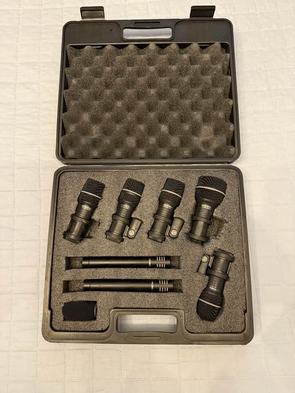 Nady DM 7 Drum Microphone set - Black image 1