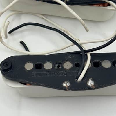 Fender USA Highway One Single Coil Stratocaster 016730 Pickup Set of 3 2000’s - White image 4