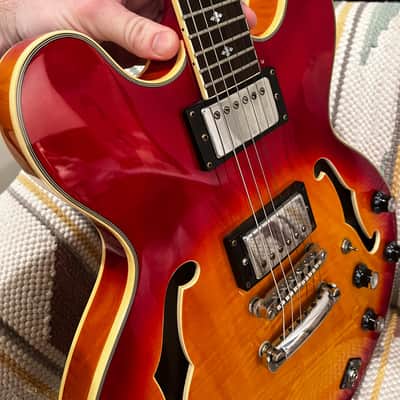 Samick SAT450 1992 - Cherry Burst image 14