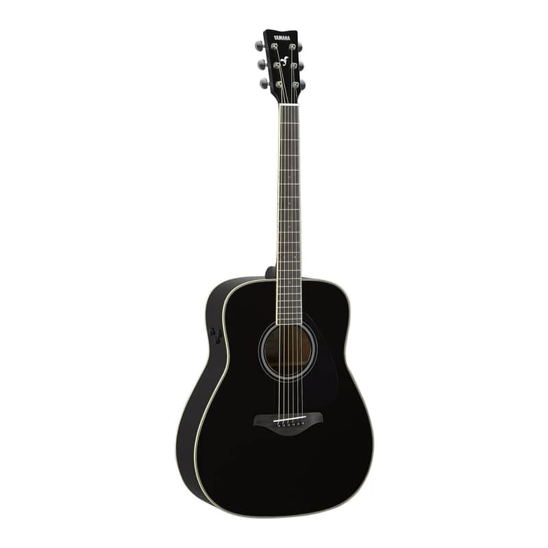Yamaha FG-TA BL Fg Transacoustic Black image 1
