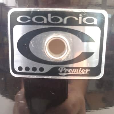 Premier Cabria 18x22" Red Cherry/Black Fade Bass Drum 2000s Kick 8Lug Wood Hoops image 2