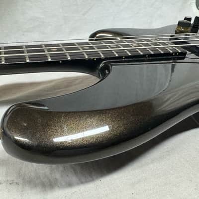 Ibanez MC924 mc 924 Musician 4-string Bass with Case - MIJ Made In Japan 1983 - Metallic Black image 21