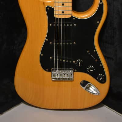 1979 Fender Stratocaster Hardtail Natural Finish w/OHSC image 2