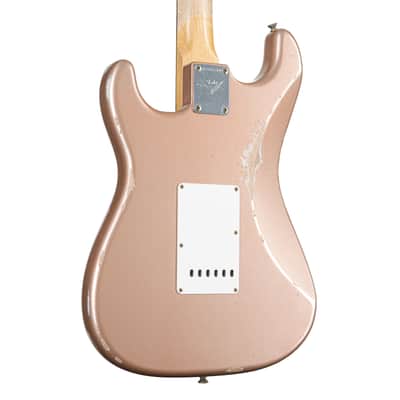 Fender LTD '59 Stratocaster HSS Relic RW Shell Pink Metallic #CZ585769 - Custom Electric Guitar image 5