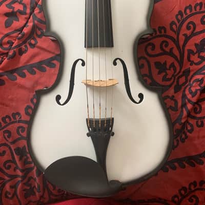 Glasser Carbon Composite Acoustic 5-string Viola - White image 1