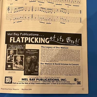 Flatpicking Guitar Magazine Vol 3, Number 4 May/June 1999 with Articles, Pictures, and Guitar Tab image 3
