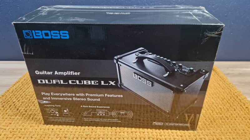 Boss Dual Cube LX 10-Watt 2x4" Stereo Digital Modeling Guitar Combo 2022 - Present - Black image 1