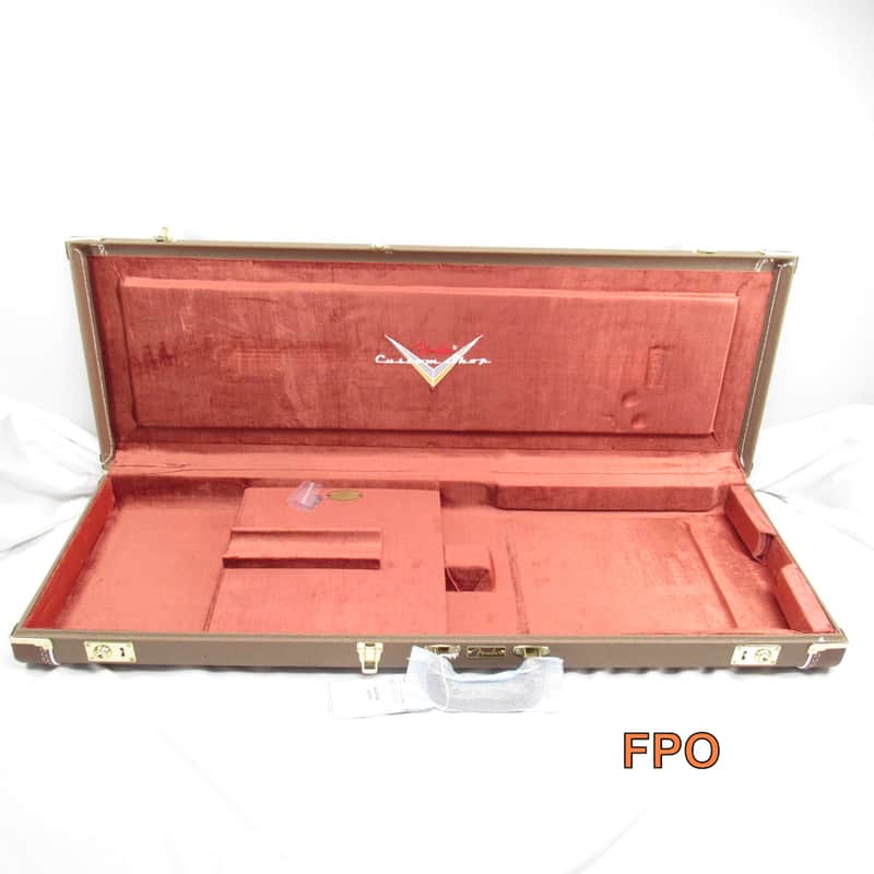 Fender USA Custom Shop 60s Guitar Case G&G Strat Tele Brown Tolex Electric Guitar Case image 1