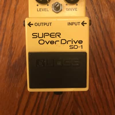1991 Boss SD-1 Super Overdrive early Taiwan version same chip as MIJ image 1
