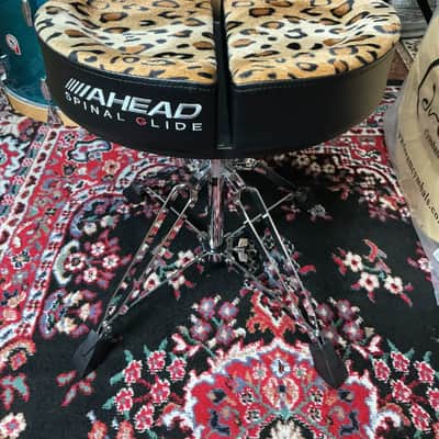 Ahead Spinal-G 4-leg Drum Throne with Saddle Seat 2026 - Lepard image 3