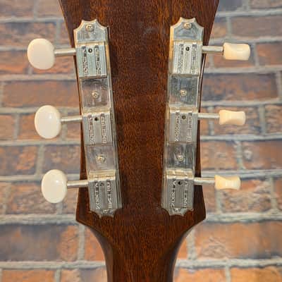 Vintage 1968 Epiphone FT-79 Texan Sunburst w/Original Adjustable Bridge - Over-sprayed Top Only, Changed Bridge & Neck Set image 21