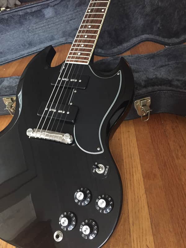 Epiphone 50th Anniversary 1961 SG Special 2011 Ebony P90 w