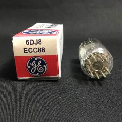 GE 6DJ8/ECC88 Disc Getter AUDIO Amplifier VACUUM TUBE USA Tested 7.7147-D image 3