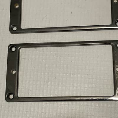 1990's Japan Ibanez 440s S & RG Series Guitar Cosmo Black Humbucker Pickup Mounting Ring Set image 3