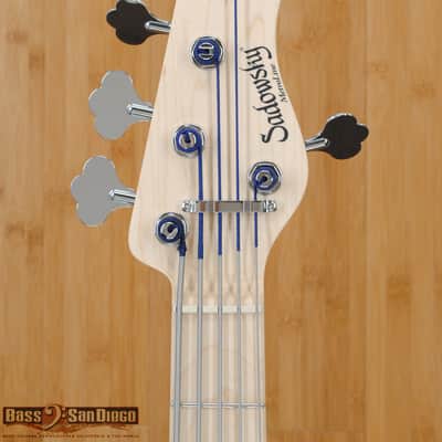 Sadowsky Metro Bass  MV5-24 Trans Blue image 4