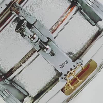 Ludwig 5x14"Prototype-Acrolite Snare Drum#404 Aluminum Shell+Rims+Lug Pre-Serial image 4