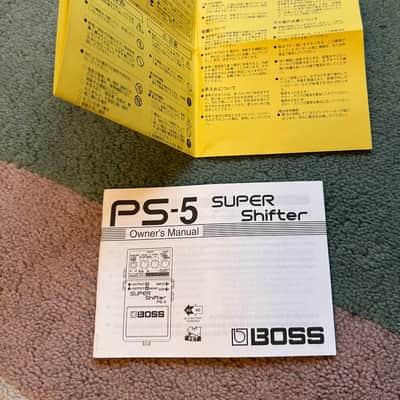 Boss PS-5 Super Shifter Owner’s manual printed in Taiwan 2003 image 1