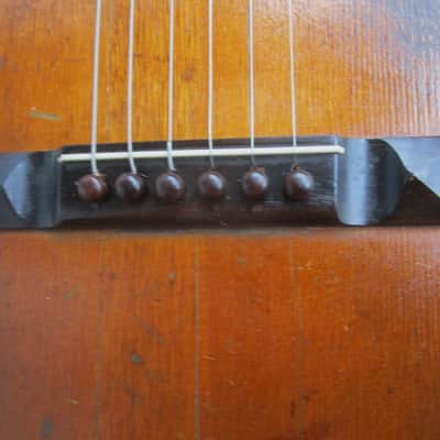 Stella Parlor Guitar, 1900's, Jersey City N.J. Restored, "Bluesmobile", Case image 7