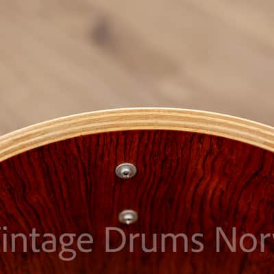Signature African Bubinga Heavy HLT 13 – 13x13 Rack Tom – 1980s image 12