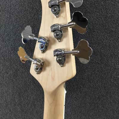 Cort GB75-WBL Active 5-String Electric Bass Hipshot Tuners | Reverb