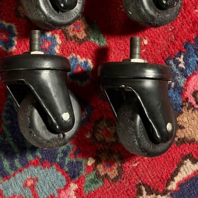 Marshall Homa 1970's Castor Wheel Set - Black x 4 image 4
