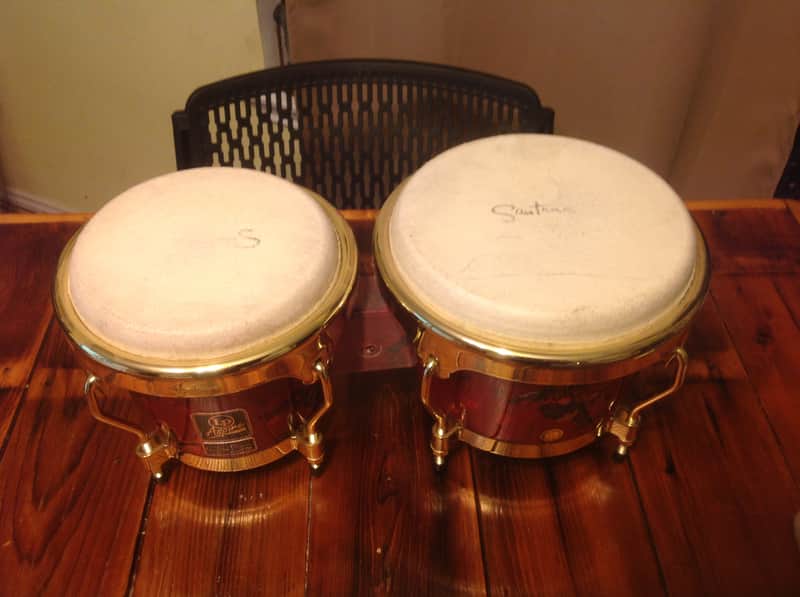 Latin Percussion LPM200-AW Santana Signature Mini Tunable Bongos image 1