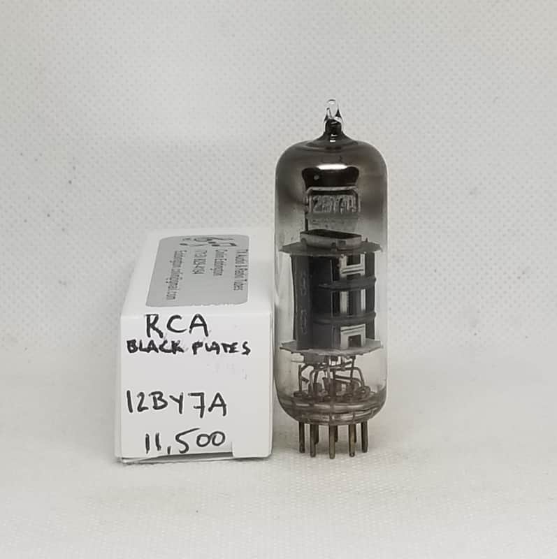 RCA 12BY7A Black Plate Single NOS 12BV7 12DQ7 image 1