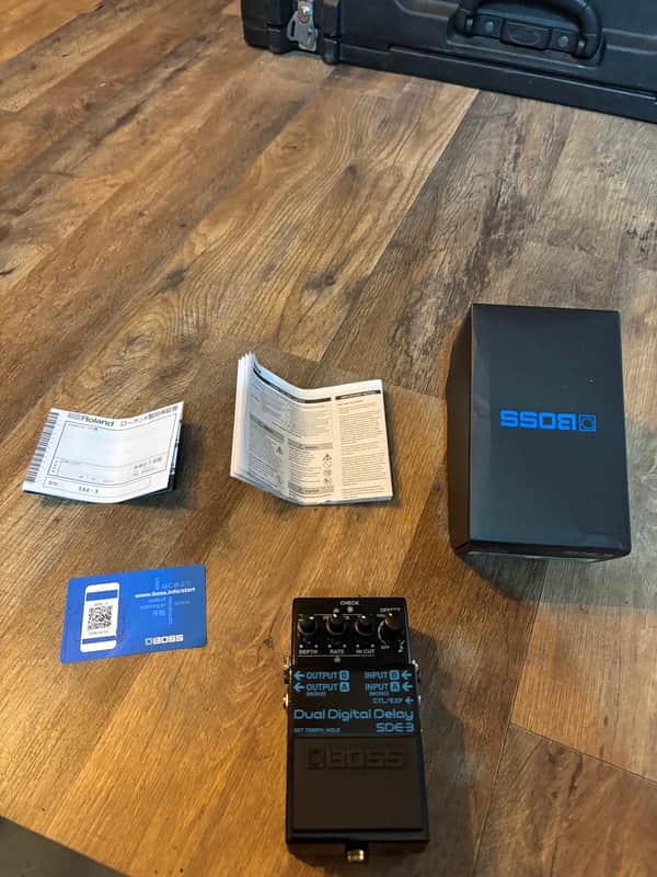 Boss SDE-3 Dual Digital Delay 2024 - Present - Black image 1