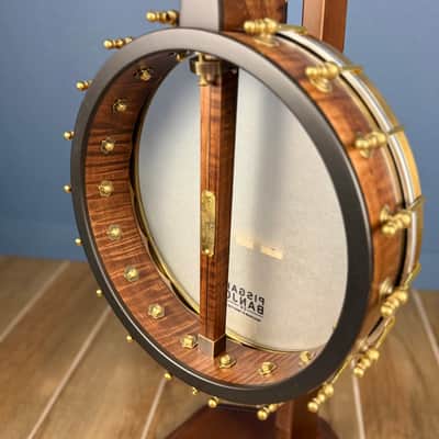 Custom Pisgah Tenor Laydie 19-Fret - 11" Curly Maple 4-String Electric Tone Ring Irish Tuning image 8