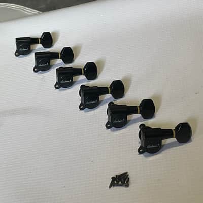 1980's Japan Charvel Jackson Deluxe Series R Logo Tuners Tuning Pegs 6 In Line image 2