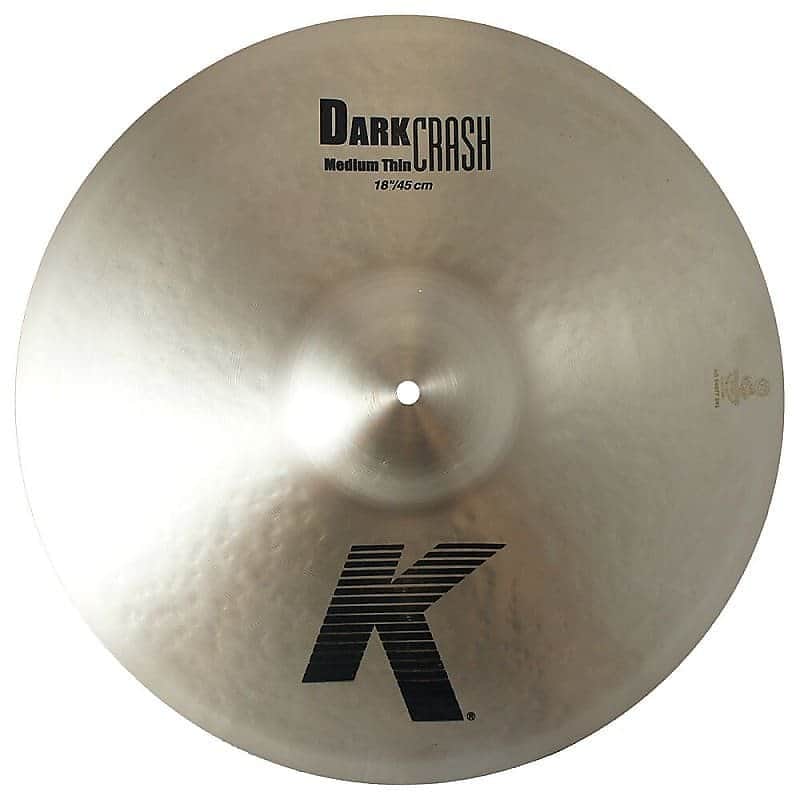 Zildjian K0915 18" K Zildjian Medium Thin Dark Crash Cymbal image 1
