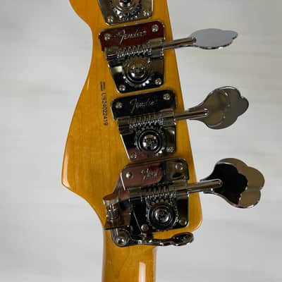 Fender Tony Franklin Signature Fretless 4-String Precision Bass Guitar, Ebony Fingerboard, Lake Placid Blue image 8