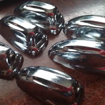 Pearl VINTAGE TOM  Drum Lugs Lug Casing HEAVY CAST MIJ PART Super Clean JAPAN 60s 70s image 3